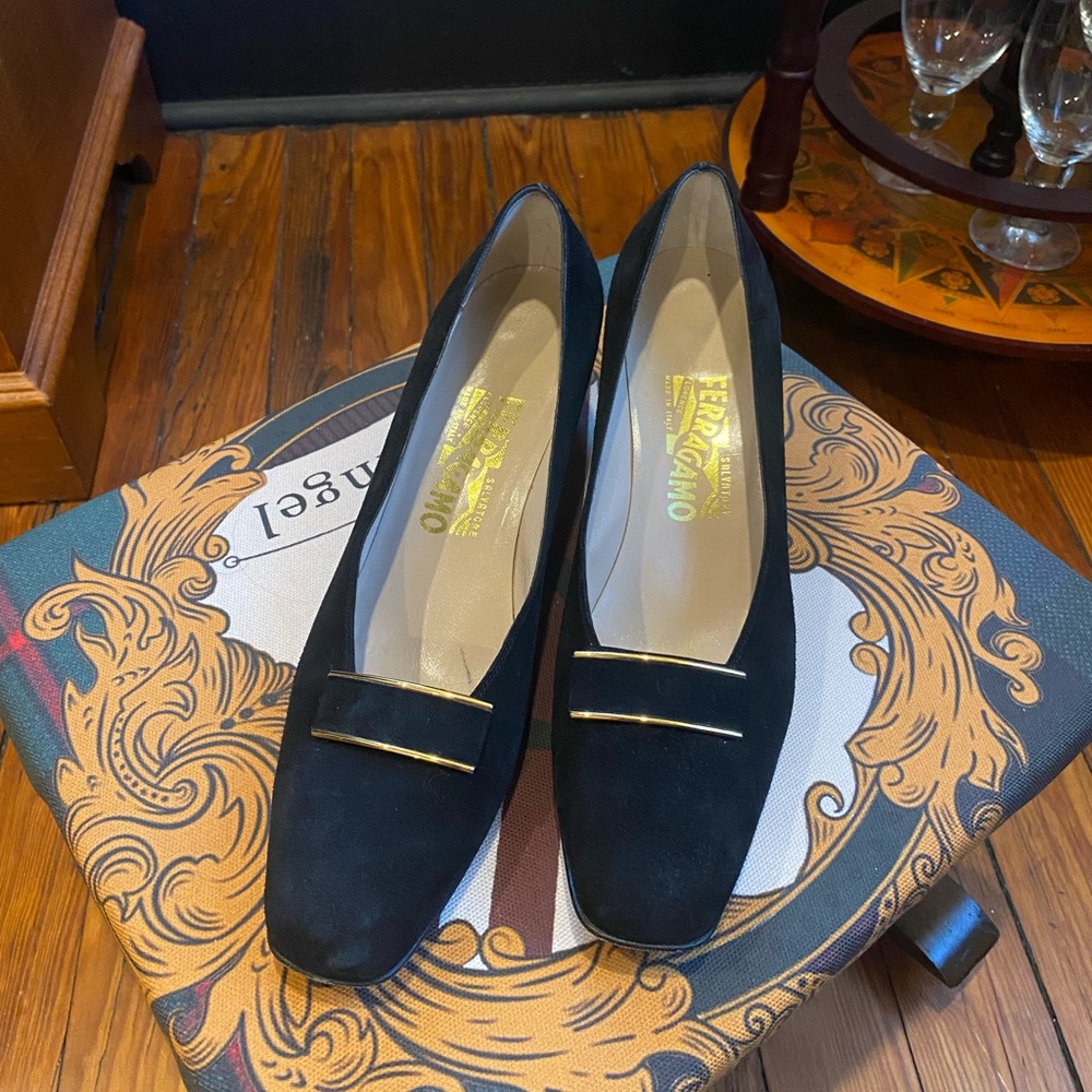 Salvatore Ferragamo Black Heels